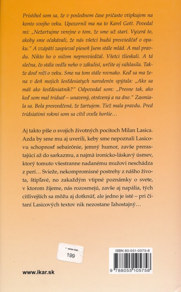 Milan Lasica: SPOZA DVERÍ