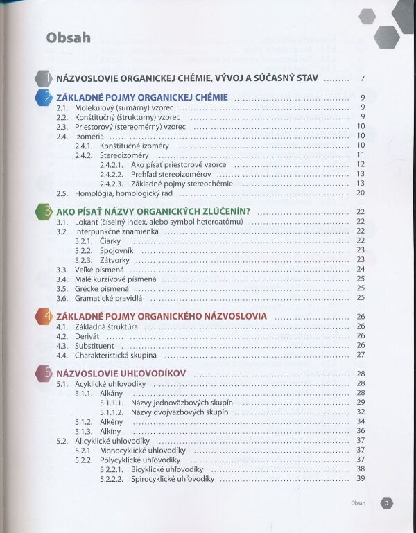 J. Heger, I. Hnát, M. Putala: Názvoslovie organických zlúčenín