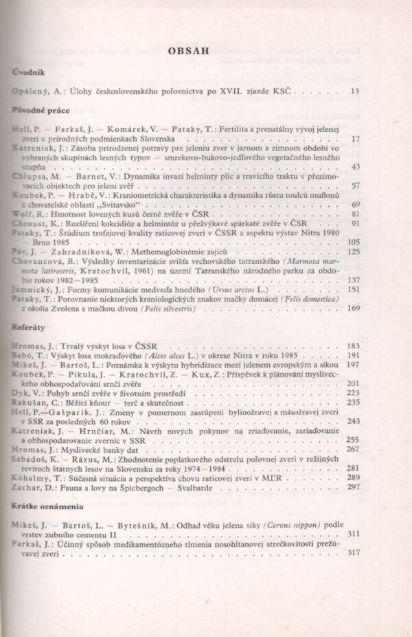 Pavel Hell a kol.: FOLIA VENATORIA 17
