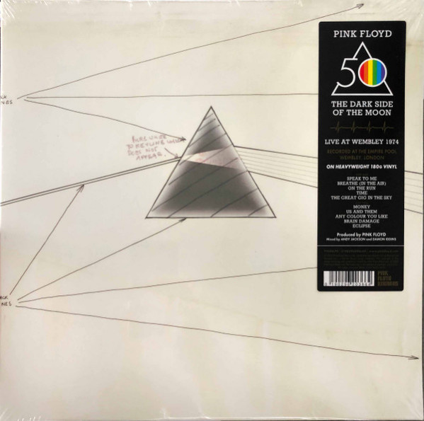 Pink Floyd: THE DARK SIDE OF THE MOON LIVE AT WEMBLEY 1974 - LP
