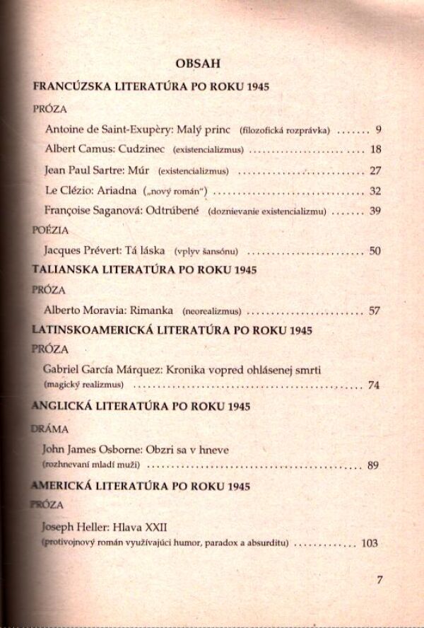 Milada Caltíková: SPRIEVODCA DIELAMI SLOVENSKEJ A SVETOVEJ LITERATÚRY 3