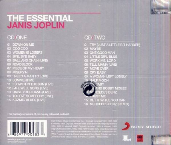 Janis Joplin: THE ESSENTIAL : JANIS JOPLIN
