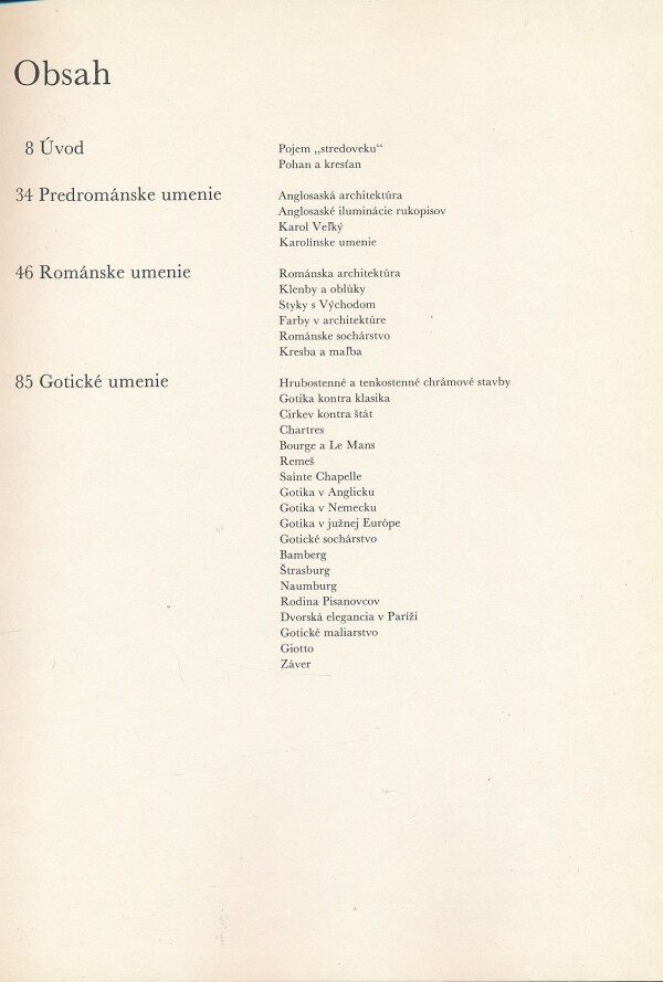 Peter Kidson: STREDOVEKÉ UMENIE