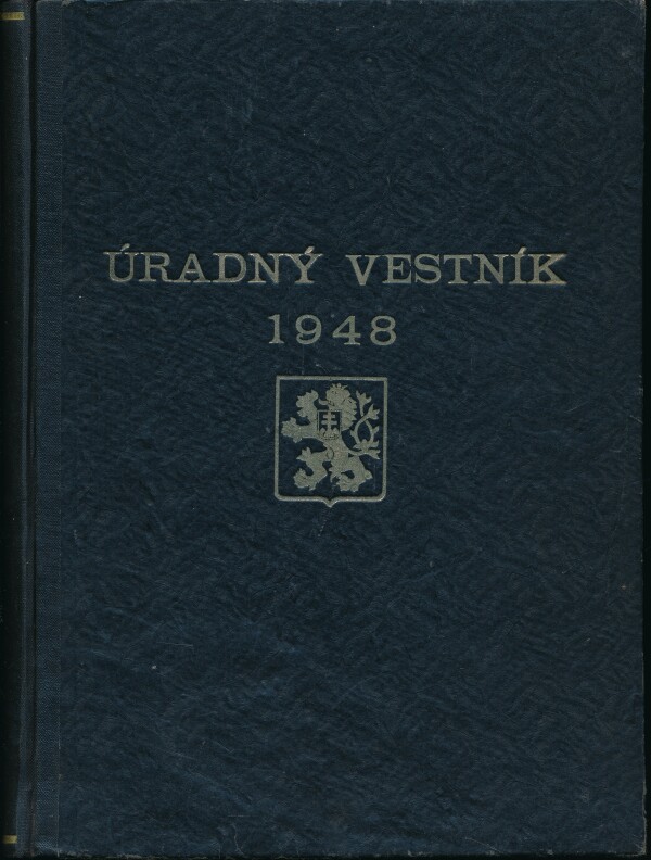 ÚRADNÝ VESTNÍK 1948 I.