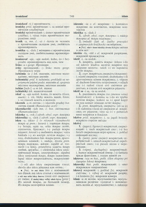 a kolektív: Veľký slovensko-ruský slovník 1  A-K