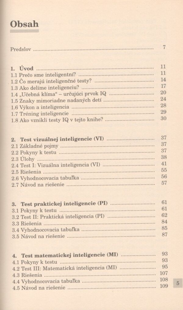 Horst H. Siewert: INTELIGENČNÉ TESTY