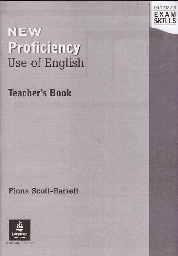 - Barrett Fiona Scott: LONGMAN EXAM SKILLS - CPE USE OF ENGLISH TB