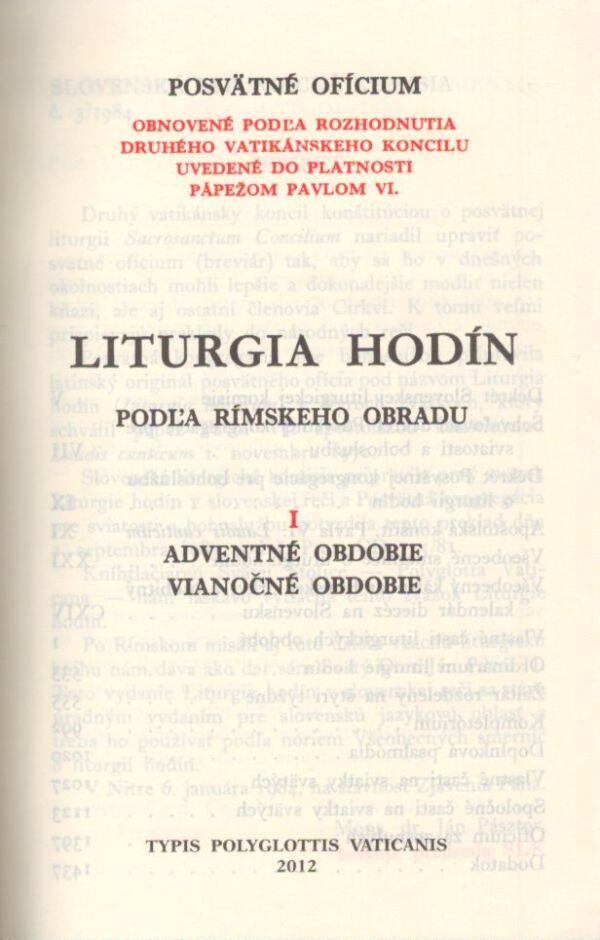 LITURGIA HODÍN