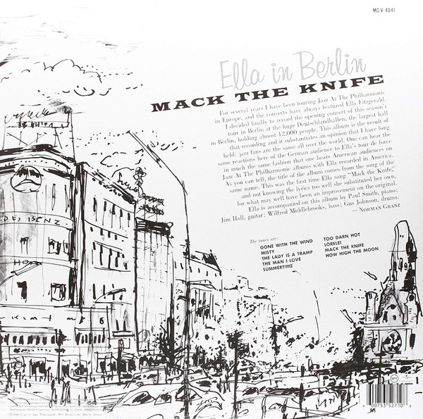 Ella Fitzgerald: MACK THE KNIFE - THE COMPLETE ELLA IN BERLIN - LP