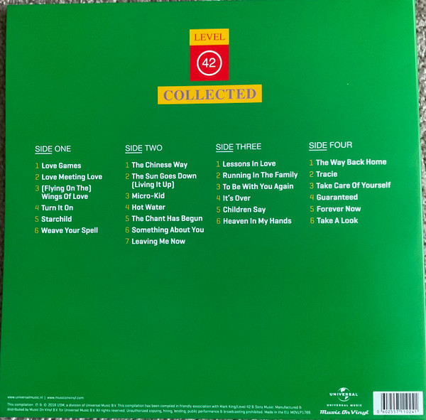 Level 42: COLLECTED - 2LP