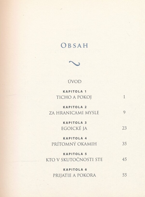 Eckhart Tolle: REČ TICHA