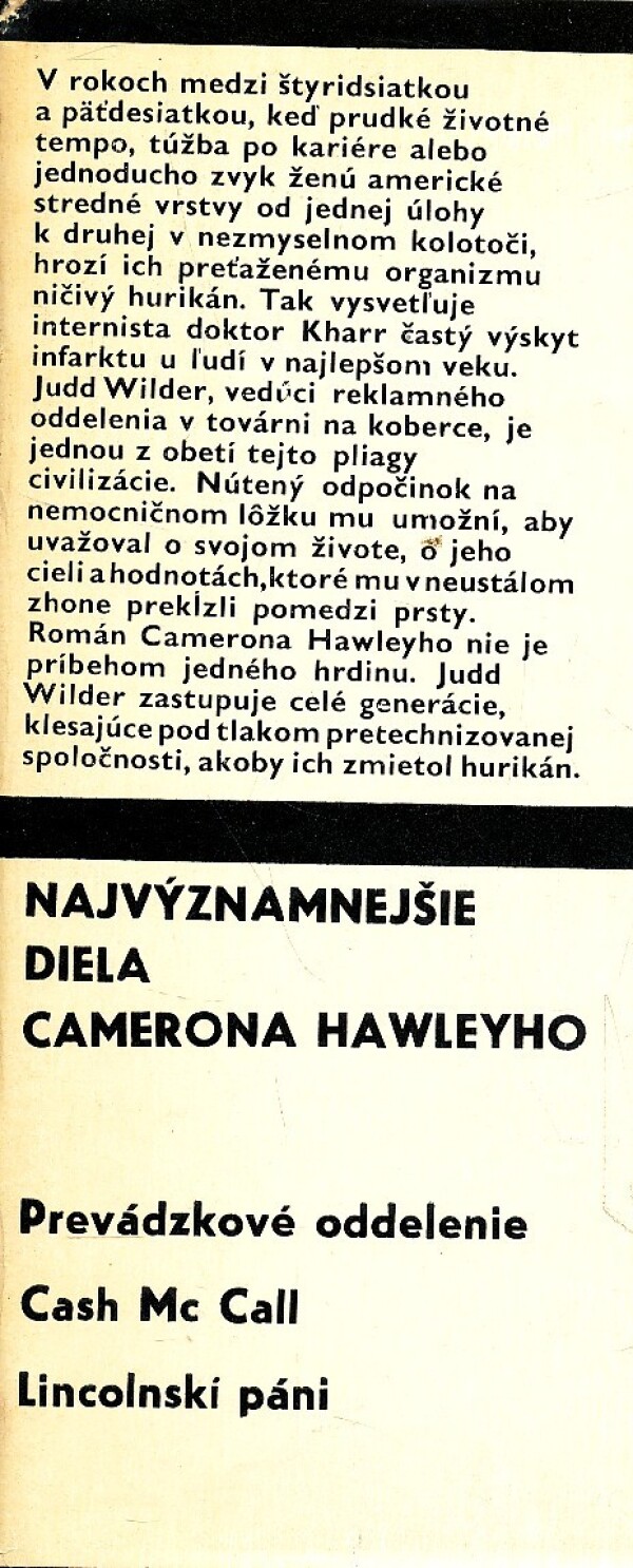 Cameron Hawley: KEĎ ZÚRI HURIKÁN