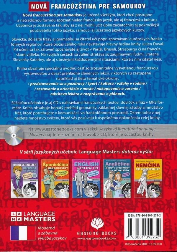 Zuzana Puchovská, Caroline Delamotte: FRANCÚZŠTINA PRE SAMOUKOV + MP3 CD