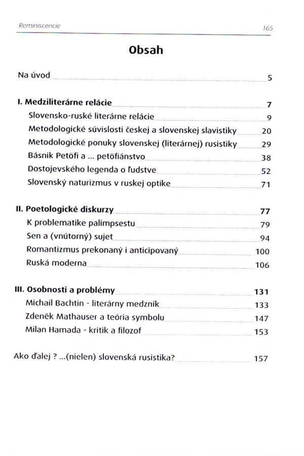 Andrej Červeňák: REMINISCENCIE ESTETICKO-ANTROPOLOGICKÉ