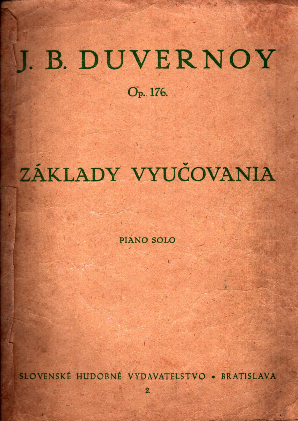 J. B. Duvernoy: ZÁKLADY VYUČOVANIA
