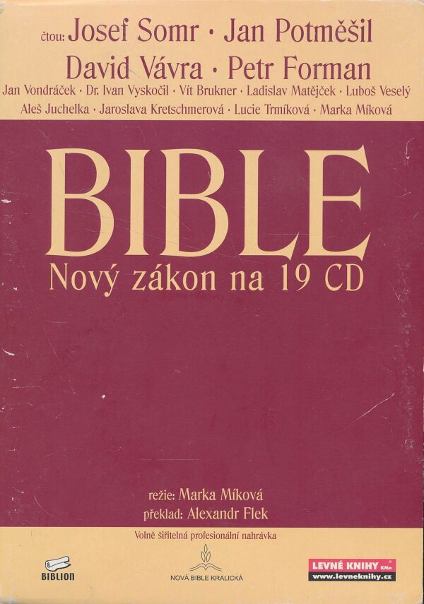 Bible - Nový zákon na 19 CD