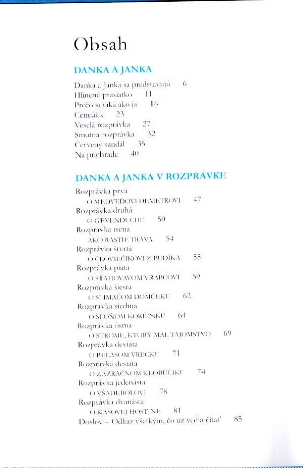 Mária Ďuríčková: DANKA A JANKA