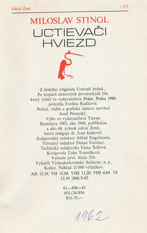 Miloslav Stingl: Uctievači hviezd