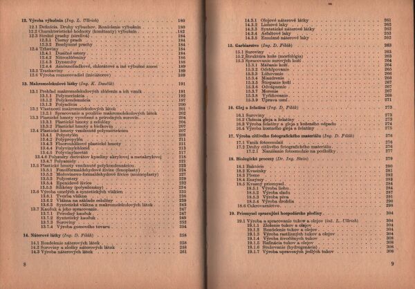 Š. Masarik a kol.: ORGANICKÁ TECHNOLÓGIA