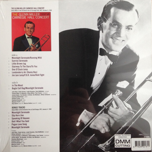 Glen Miller: THE GLENN MILLER CARNEGIE HALL COCNCERT