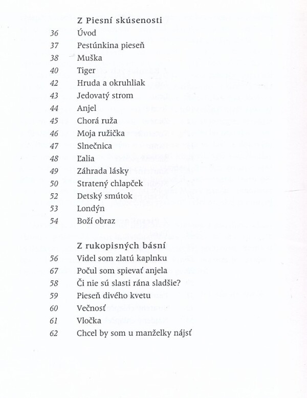 William Blake: POČUL SOM SPIEVAŤ ANJELA