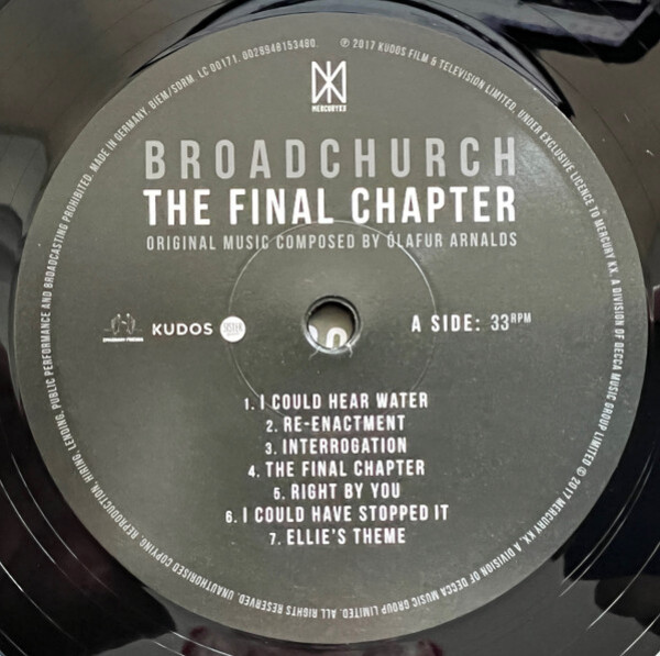 Ólafur Arnalds: BROADCHURCH THE FINAL CHAPTER - LP