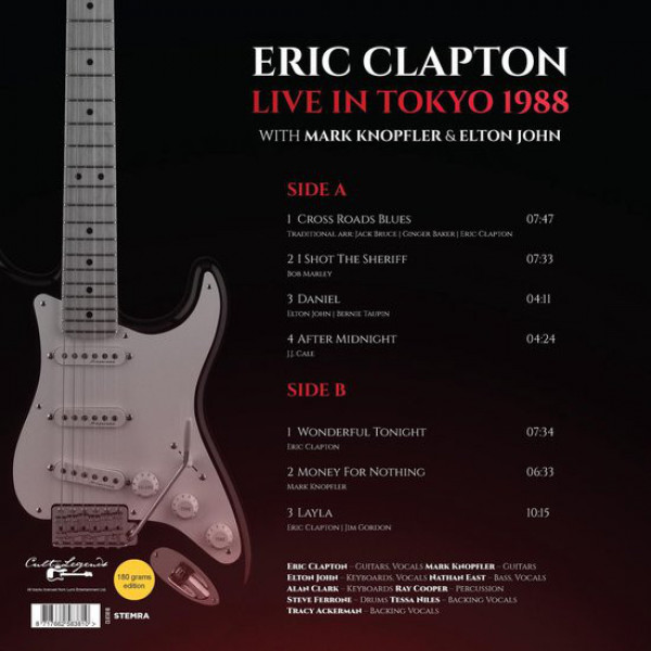 Eric Clapton: LIVE IN TOKYO 1988 - LP