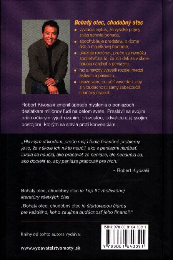 Robert T. Kiyosaki: BOHATÝ OTEC, CHUDOBNÝ OTEC
