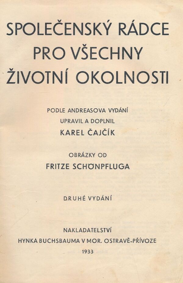 Společenský rádce pro všechny životní okolnosti