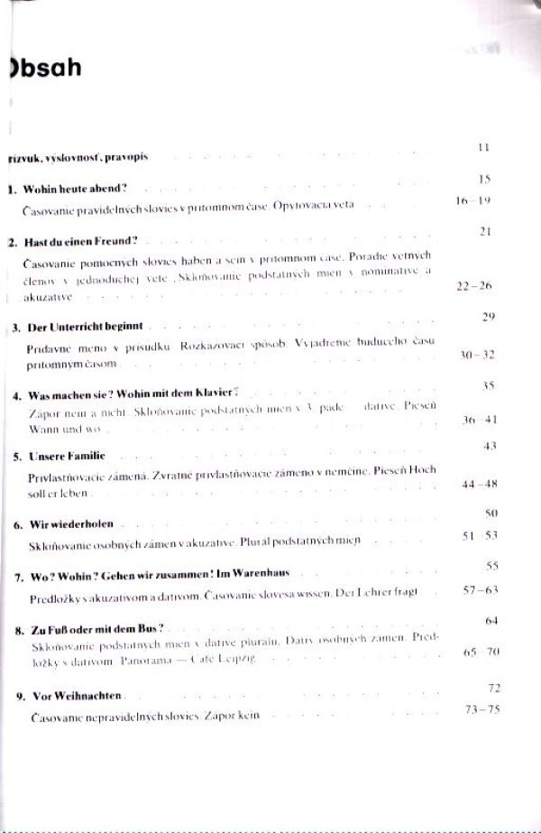 Ľ. Čulenová, kol: NEMECKÝ JAZYK 1