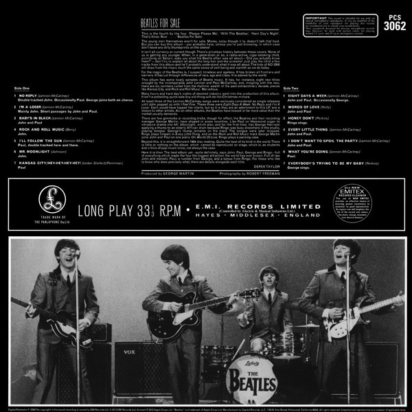 Beatles The: BEATLES FOR SALE - LP