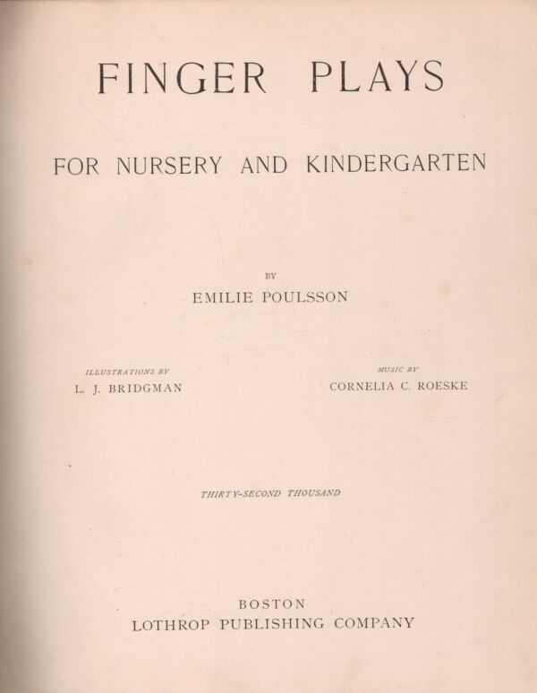 Emilie Poulsson: FINGER PLAYS