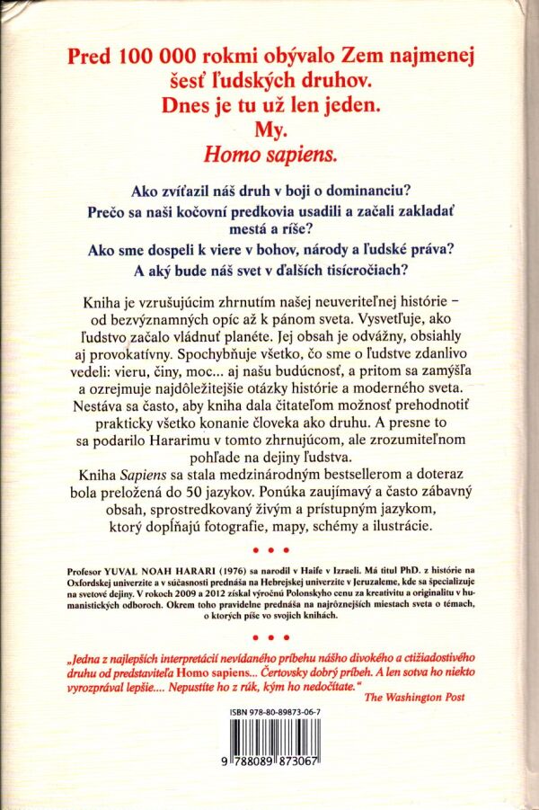 Yuval Noah Harari: SAPIENS