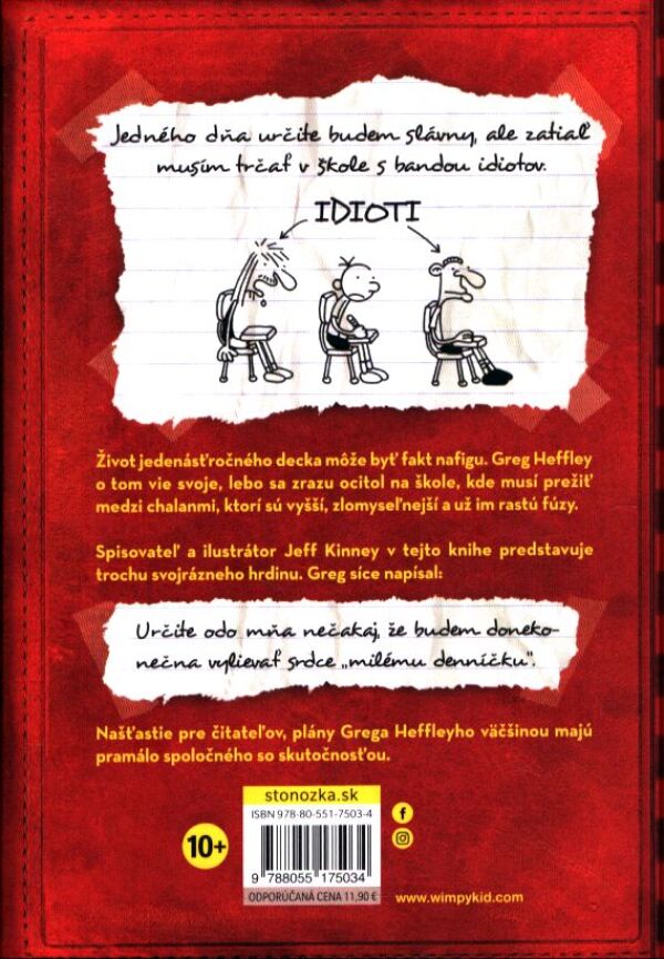 Jeff Kinney: DENNÍK ODVÁŽNEHO BOJKA