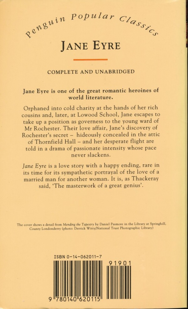 Charlotte Bronte: JANE EYRE