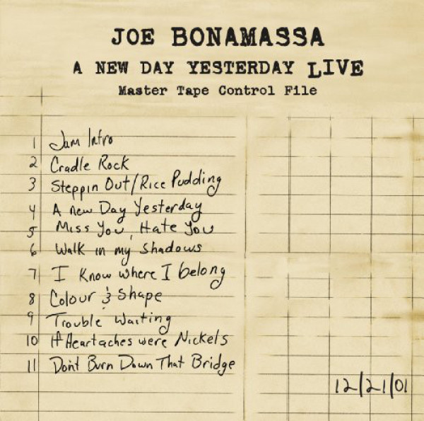 Joe Bonamassa: A NEW DEY YEASTERDAY LIVE - 2 LP
