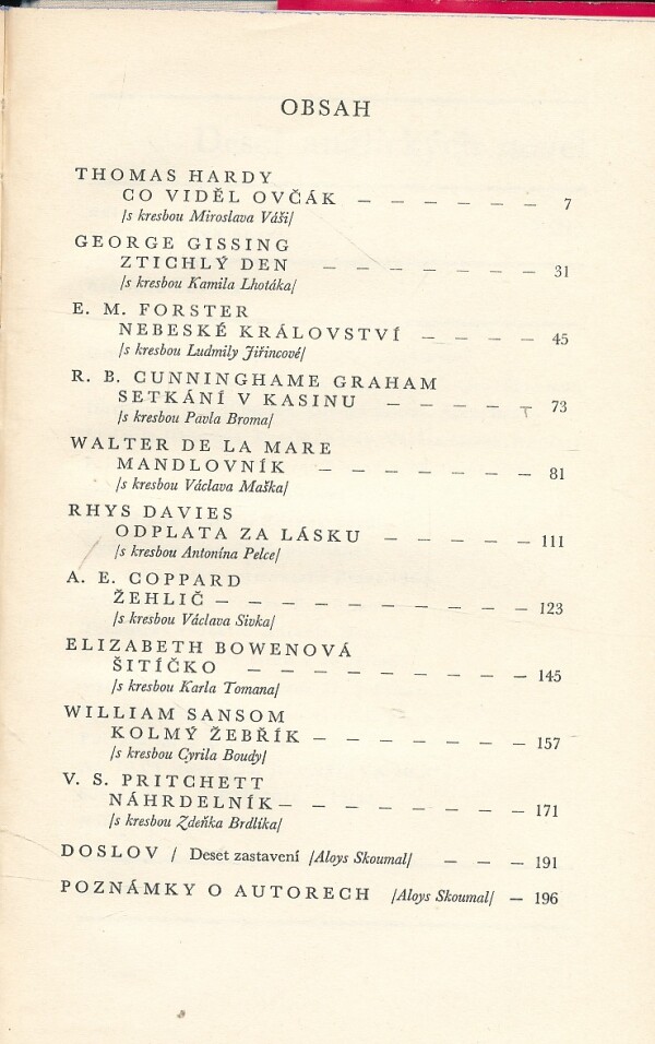 DESET ANGLICKÝCH NOVEL