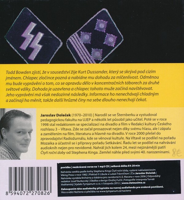 Stephen King: NADANÝ ŽÁK - AUDIOKNIHA