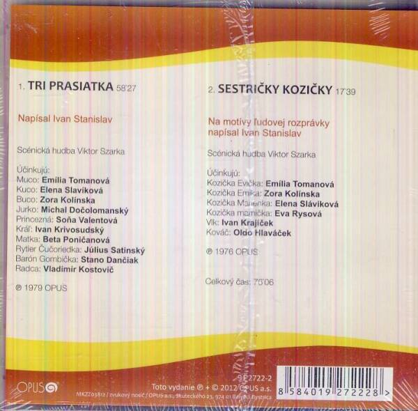 TRI PRASIATKA / SESTRIČKY KOZIČKY - 	CD
