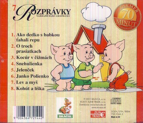 NAJKRAJŠIE BÁJKY A ROZPRÁVKY