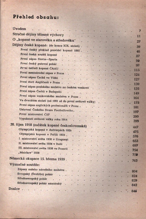 Karel Petrů: DĚJINY ČESKOSLOVENSKÉ KOPANÉ I.