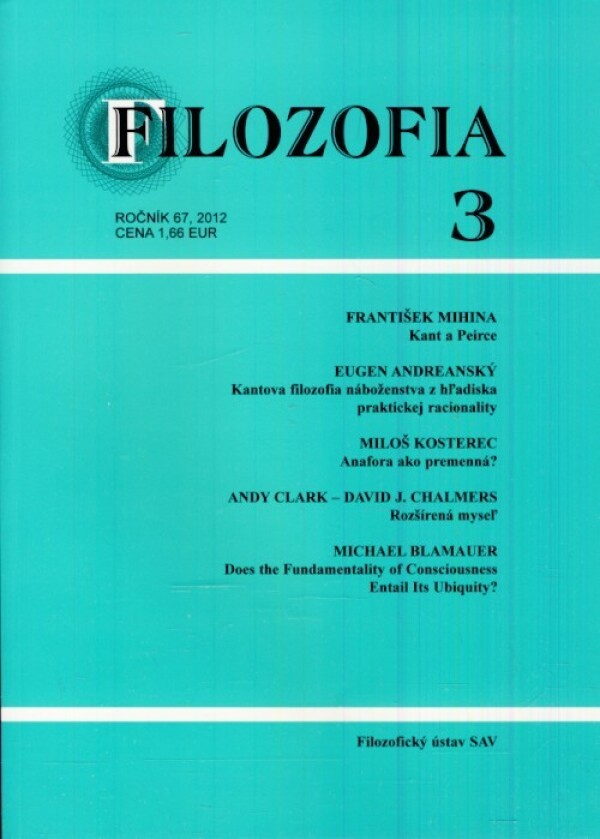 FILOZOFIA 3/2012