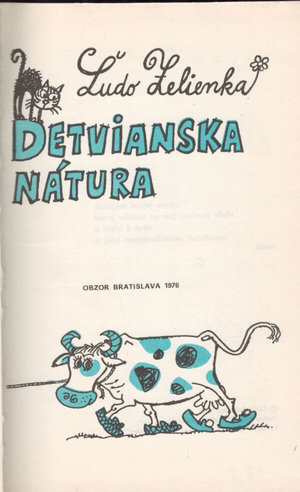 Ľudo Zelienka: DETVIANSKA NÁTURA