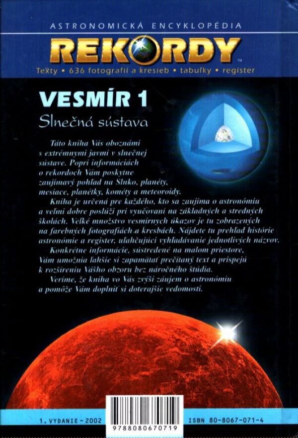 Jozef Čeman, Eduard Pittich: VESMÍR 1 - SLNEČNÁ SÚSTAVA