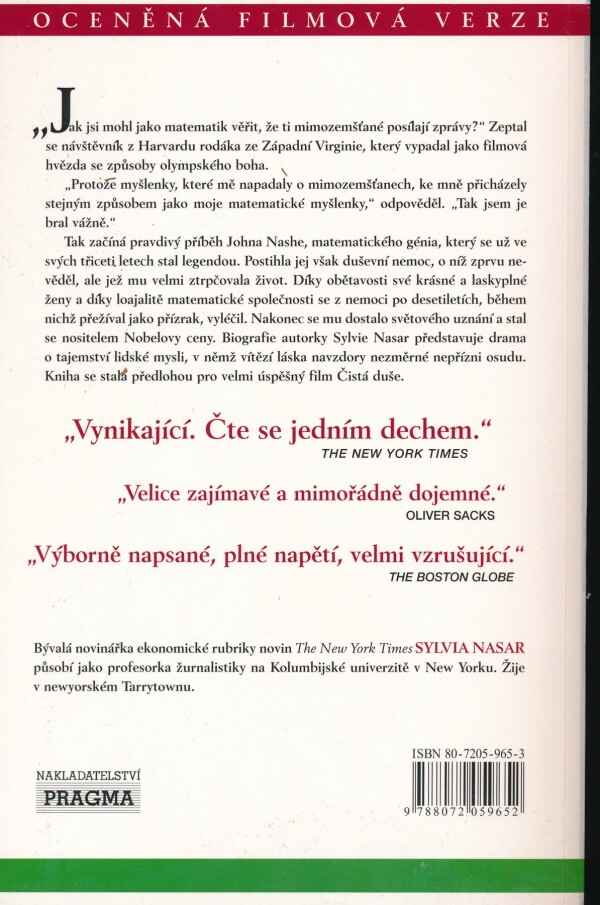 Sylvia Nasar: ČISTÁ DUŠE