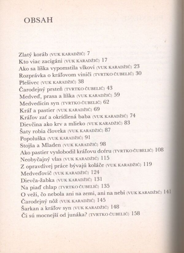 Karadžic, Čubelic: ŠARKAN A KRÁĽOV SYN