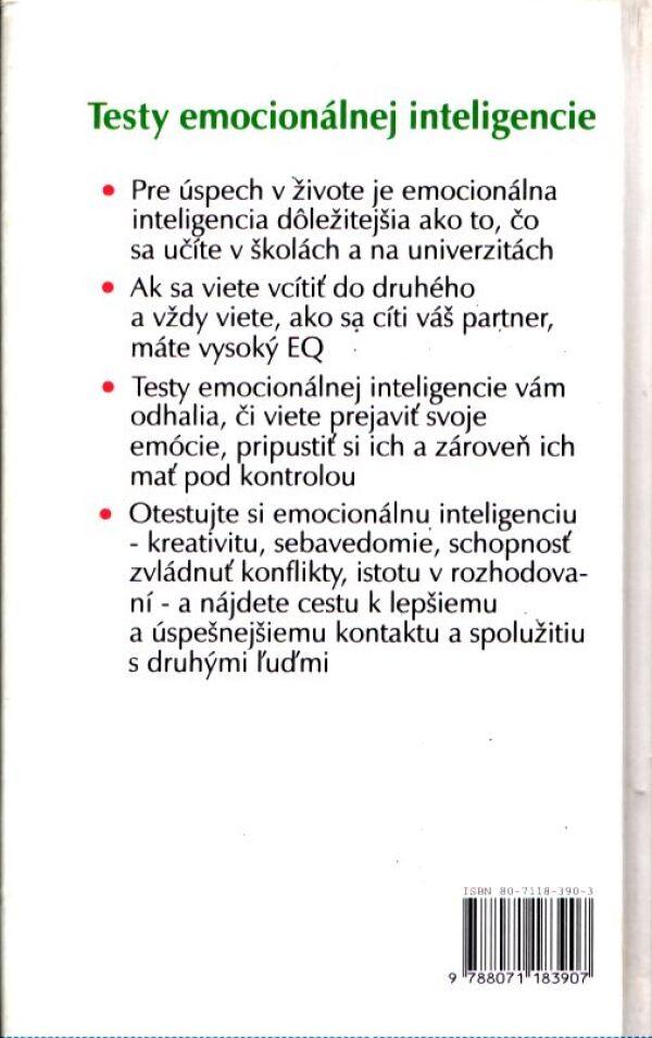 Siegfried Brockert, Gabriele Braunová: TESTY EMOCIONÁLNEJ INTELIGENCIE