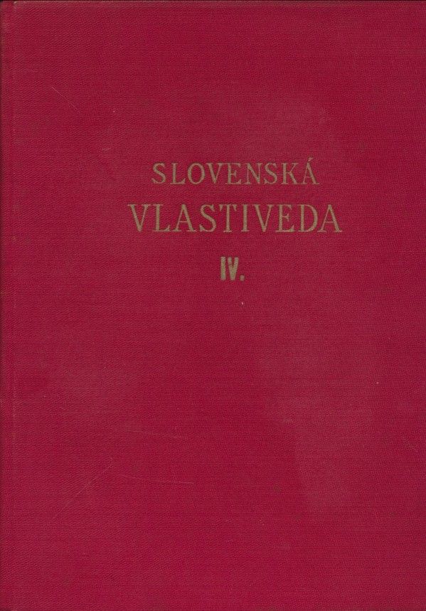 SLOVENSKÁ VLASTIVEDA IV.