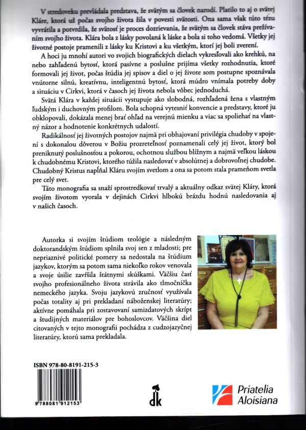 Mária Nemčeková: SVÄTÁ KLÁRA Z ASSISI