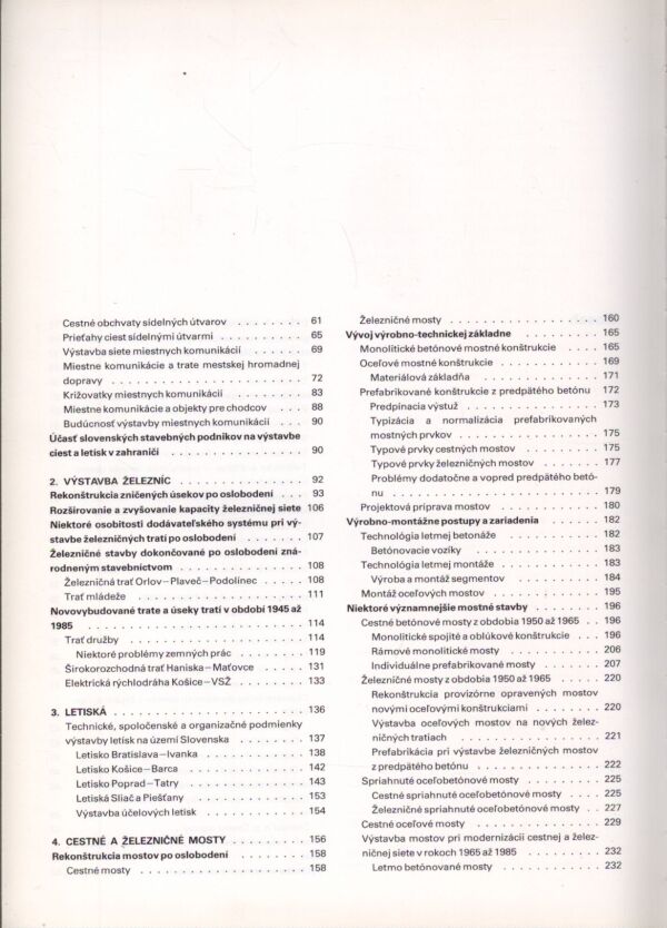 STAVEBNÍCTVO NA SLOVENSKU 1945 - 1985